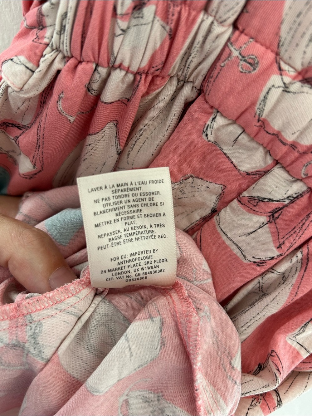 Anthropologie Maeve Tourista Romper Pink Sailboat Print Resort Nautical Size 2 - Picture 10 of 10